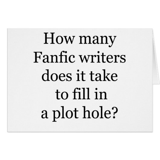 Plot Hole (Front Horizontal)