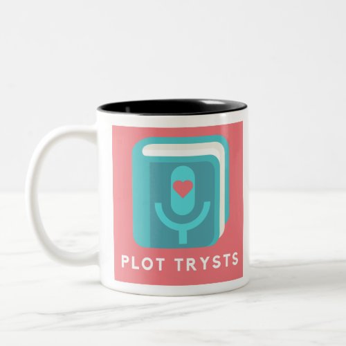 Plot Trysts Classic Logo Two_Tone Coffee Mug