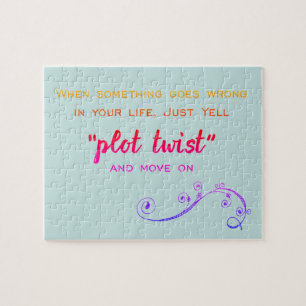 Plot Twist Humorous Book Club   Jigsaw Puzzle