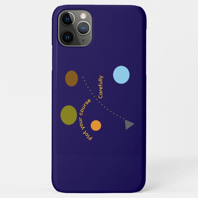 "Plot Your Course" iPhone / iPad case (Back)
