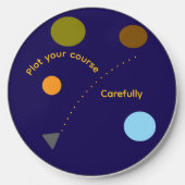 "Plot Your Course" Wireless Charger (Front)