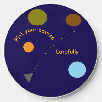 "Plot Your Course" Wireless Charger