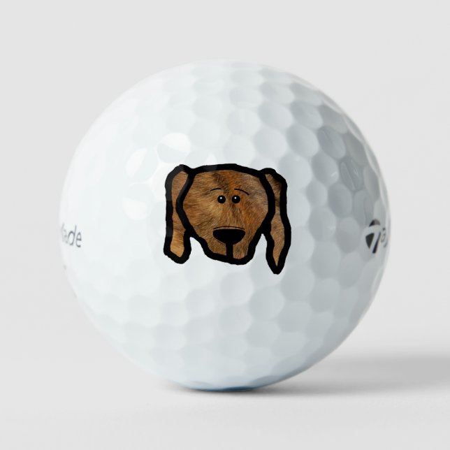 plott head two sided golf balls (Front)