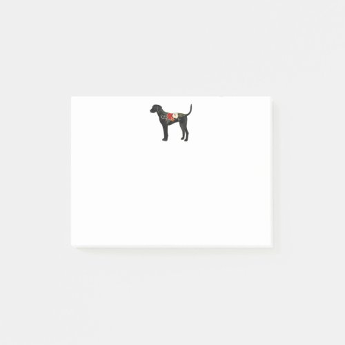 Plott Hound Dog Breed Boho Floral Silhouette Post_it Notes