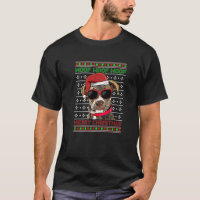 Plott Hound Dog Funny Woof Merry Christmas