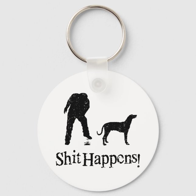 Plott Hound Keychain (Front)