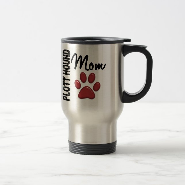 Plott Hound Mom 2 Travel Mug (Right)