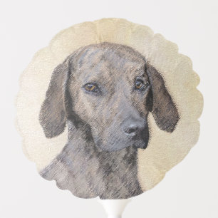 Plott Painting - Cute Original Dog Art Balloon