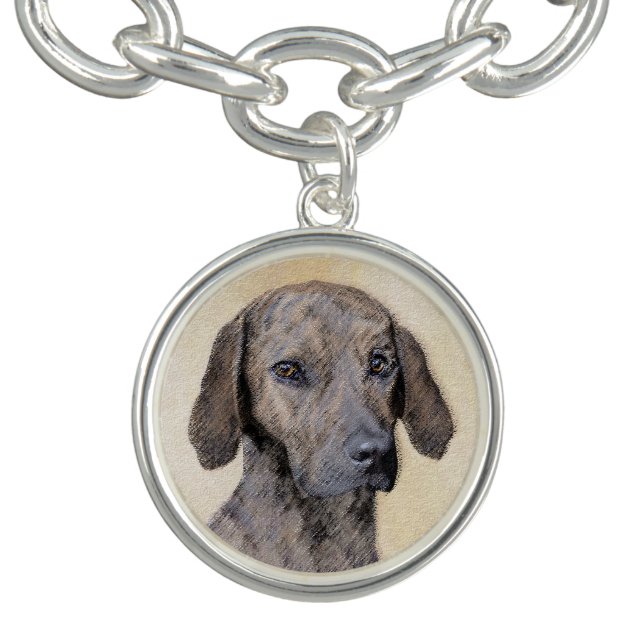 Plott Painting - Cute Original Dog Art Bracelet (Design)