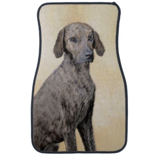 Plott Painting - Cute Original Dog Art Car Floor Mat