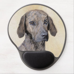 Plott Painting - Cute Original Dog Art Gel Mouse Pad