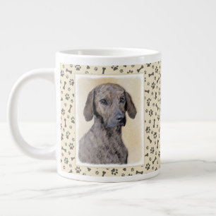 Plott Painting - Cute Original Dog Art Giant Coffee Mug