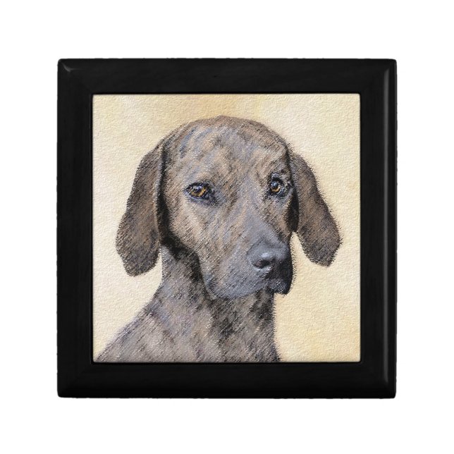 Plott Painting - Cute Original Dog Art Gift Box (Front)
