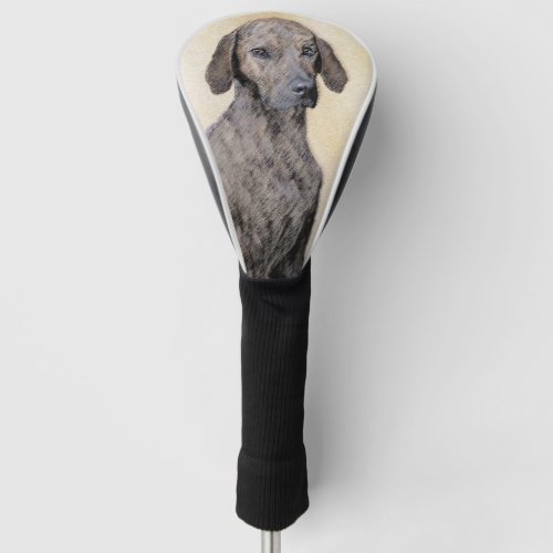 Plott Painting _ Cute Original Dog Art Golf Head Cover