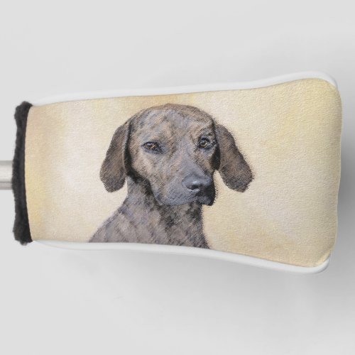 Plott Painting _ Cute Original Dog Art Golf Head Cover