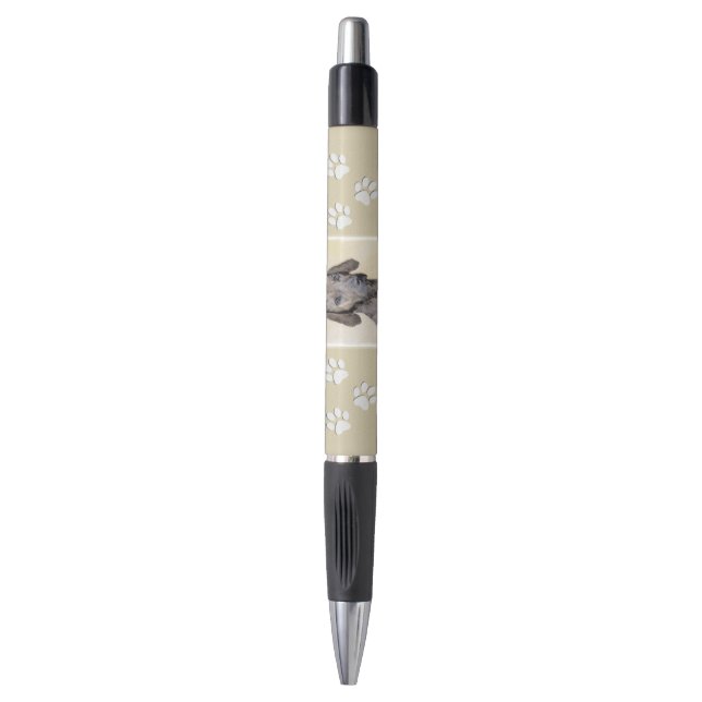 Plott Painting - Cute Original Dog Art Pen (Front Vertical)