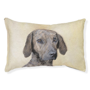 Plott Painting - Cute Original Dog Art Pet Bed