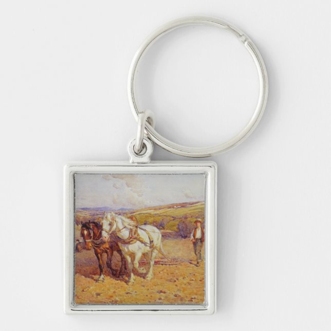 Ploughing Keychain (Front)