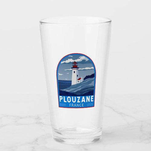 Plouzane France Travel Vintage Art Glass