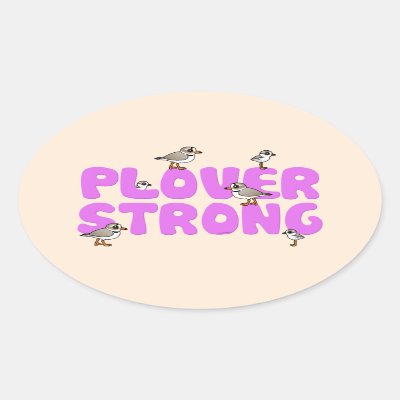 Plover Strong Oval Sticker