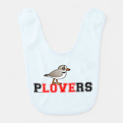 Plovers Love Baby Bib