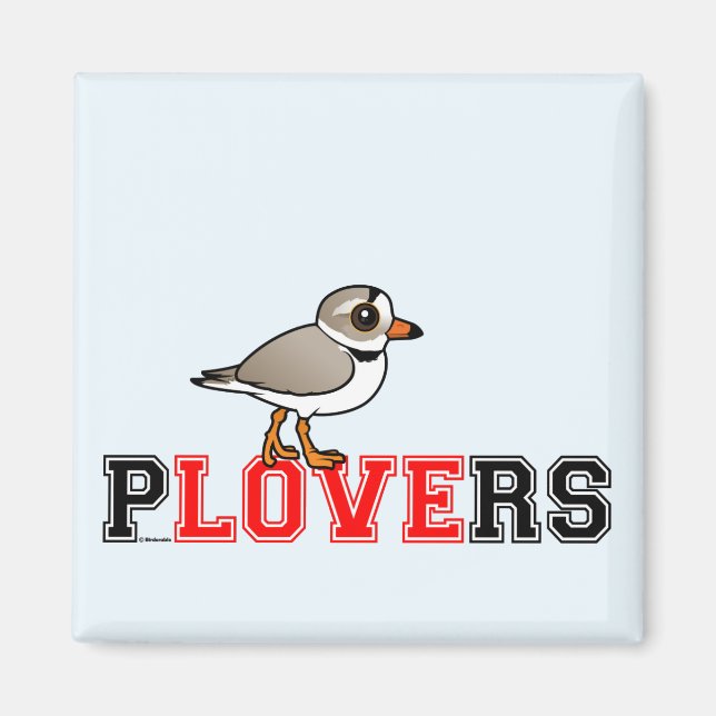Plovers Love Magnet (Front)