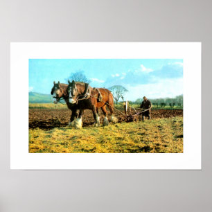 Plowing Poster