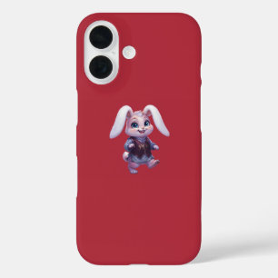 PLP LEPURO - Cute Warrior Bunny King Graphic Stree iPhone 16 Case
