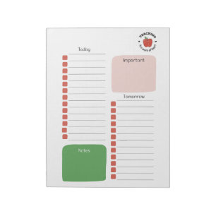 PLR Teacher to Do List Notepad