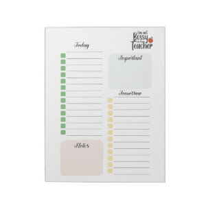 PLR Teacher to Do List Notepad