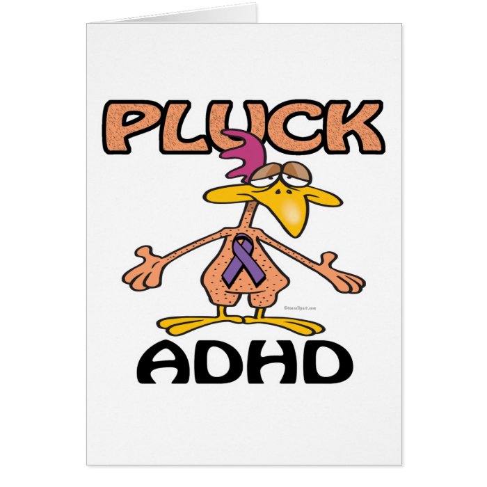 Pluck ADHD Awareness Design Greeting Card