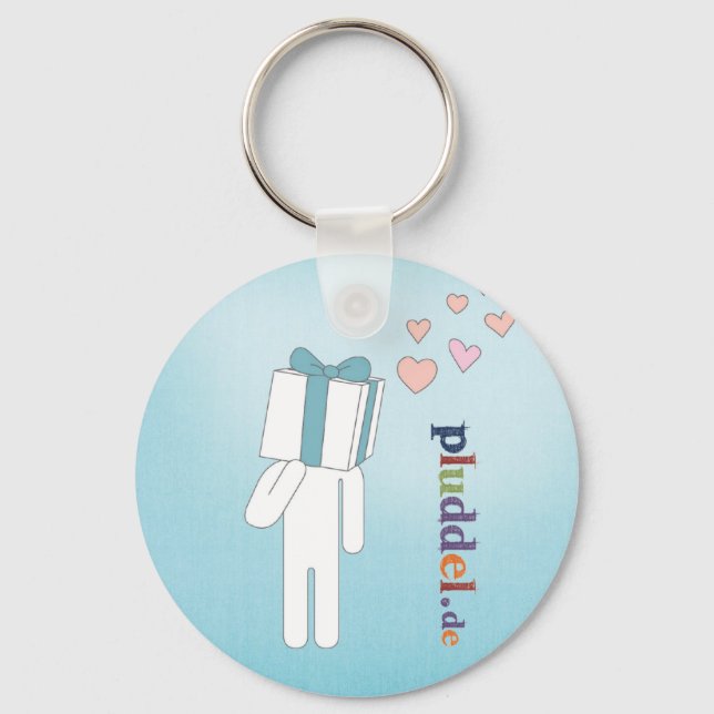 pluddel-schlüsselanhänger-herz keychain (Front)