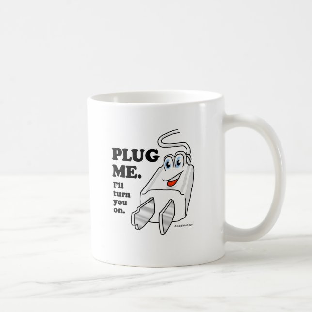 plug me coffee mug (Right)
