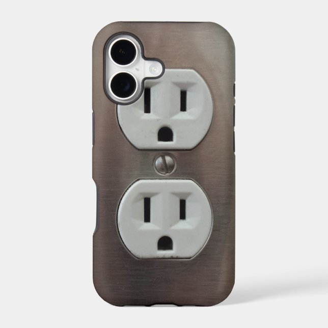 Plug Outlet Iphone Case (Back)