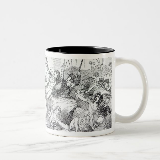 Plug Plot Riot in Preston Two-Tone Coffee Mug (Right)