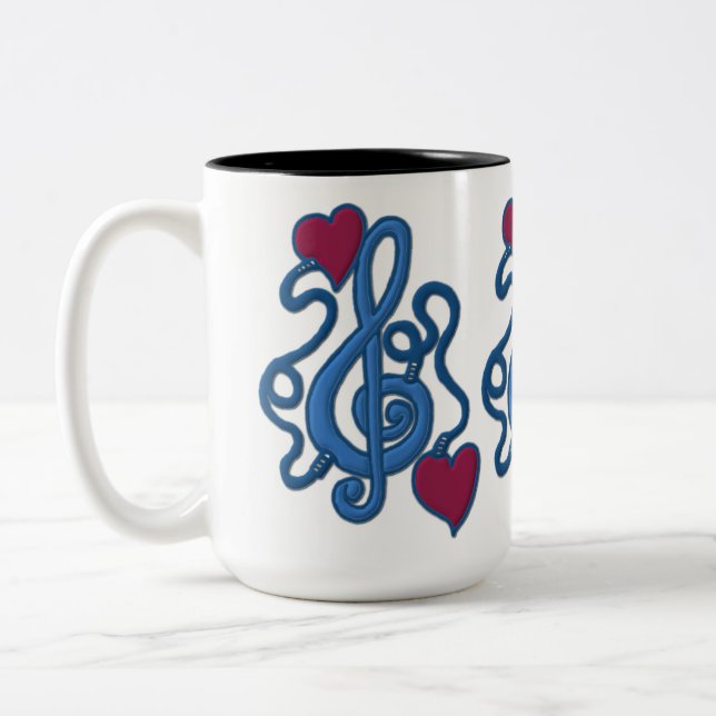 Plugged In To Music Blue Note Mug (Left)