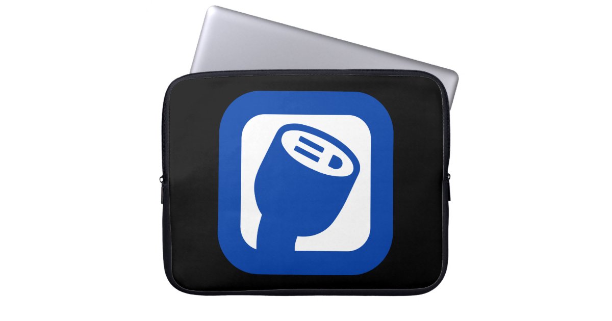 PlugShare Logo Laptop Sleeve Zazzle