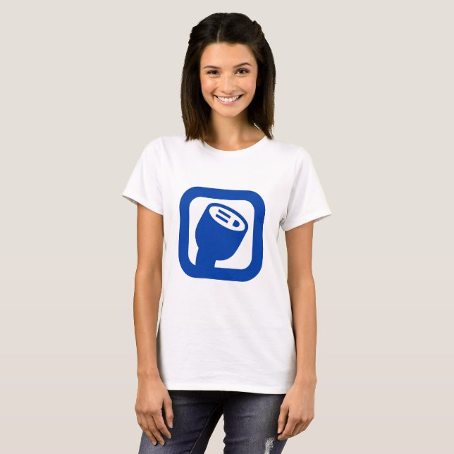 PlugShare Logo Women's Tee (Front Full)