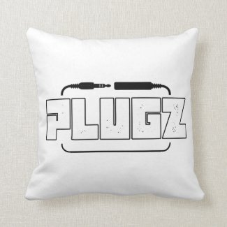 Plugz Throw Pillow 16" x 16"