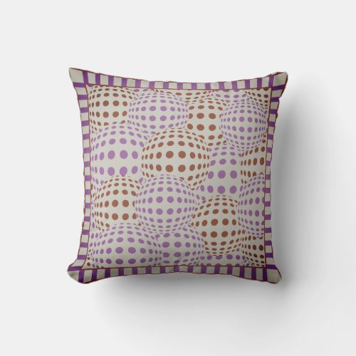 Plum Accent Throw Pillow