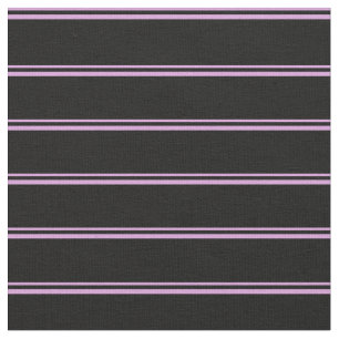 Plum and Black Colored Lines Fabric