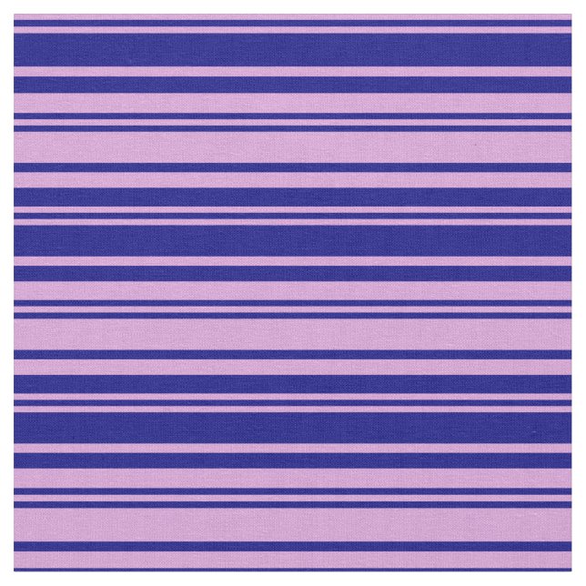 Plum and Blue Colored Striped Pattern Fabric (Close Up)