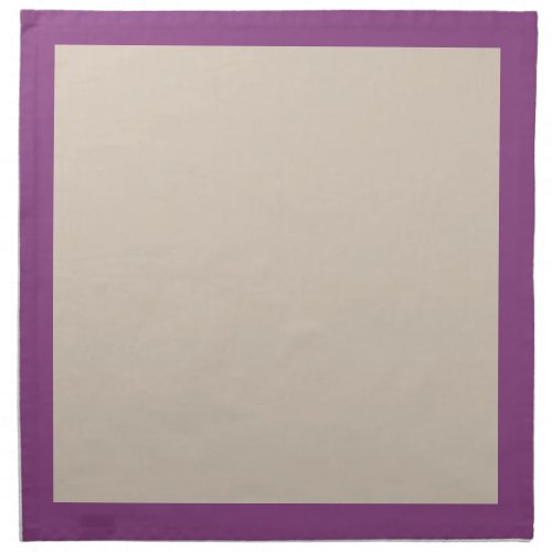 Plum and Champagne-Colored Napkins