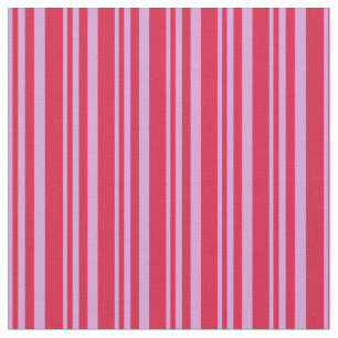 Plum and Crimson Colored Stripes Pattern Fabric