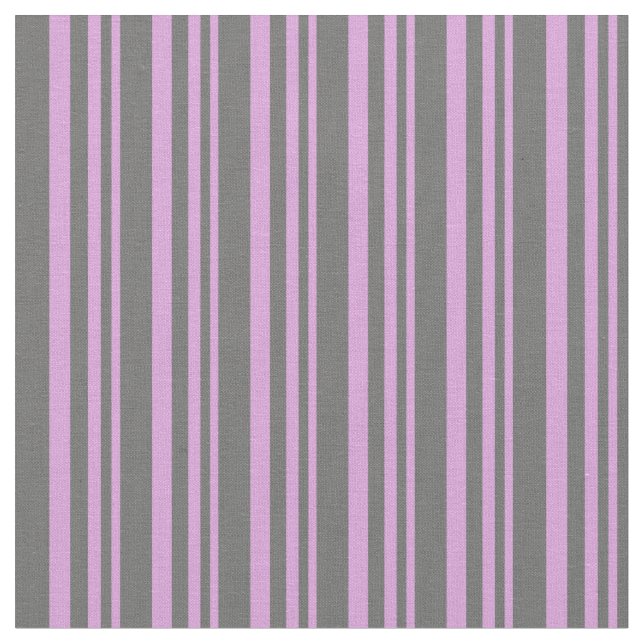 Plum and Dim Gray Lines/Stripes Pattern Fabric (Close Up)