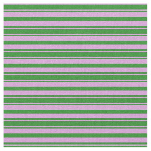 Plum and Forest Green Lines Fabric