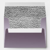 Plum and Pewter Envelope for 5"x7" Size Products (Back (Bottom))