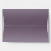 Plum and Pewter Envelope for 5"x7" Size Products (Back (Top Flap))