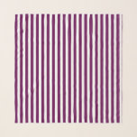 Plum and white candy stripes scarf<br><div class="desc">Plum and white candy stripes</div>