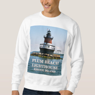 Plum Beach Lighthouse, N. Kingstown, Rhode Island Sweatshirt
